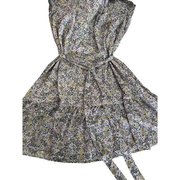 Lauren Conrad Women’s Dress Floral Blue & Pink with Belt SZ M NWT - Picture 3 of 11